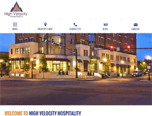 Tablet Screenshot of hvhospitality.com